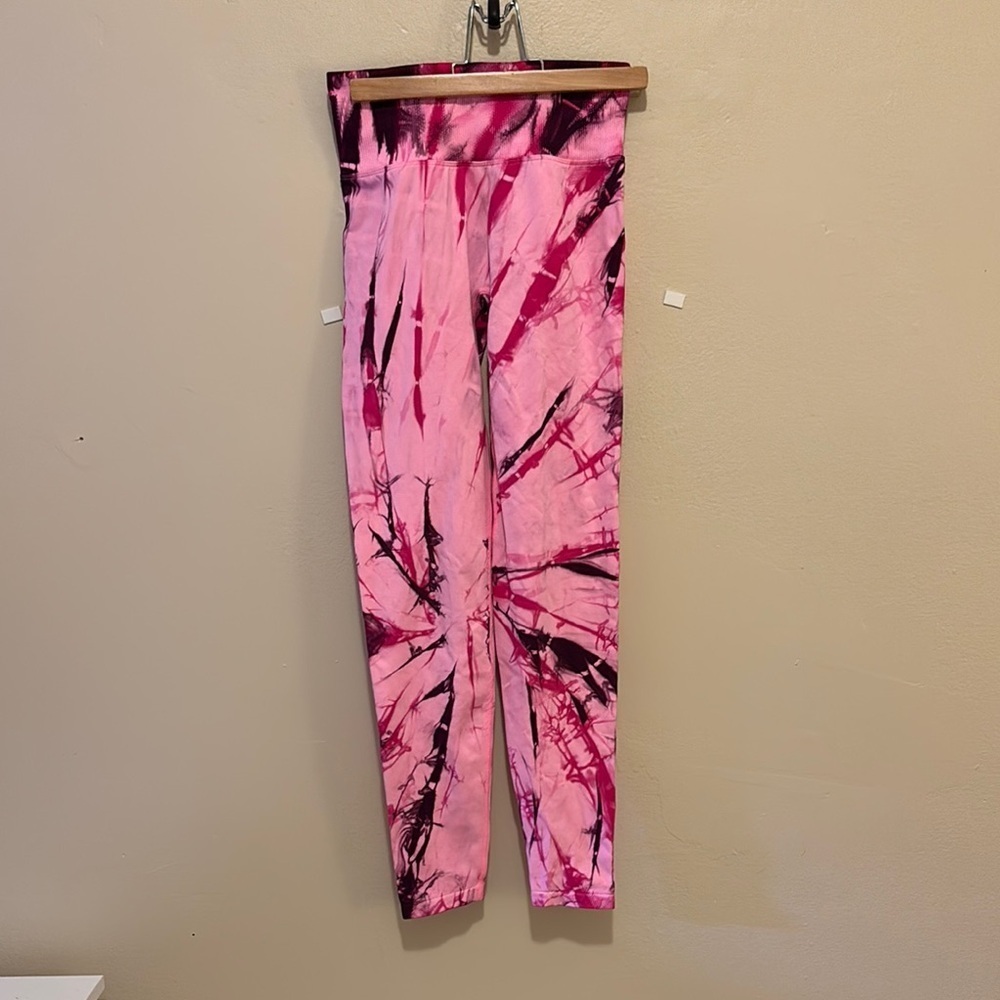 PINK Victoria's Secret Kids Tie-Dye Leggings